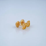 Stud Earrings Clover 0.85gr / 4.7mm 18K Yellow Gold %