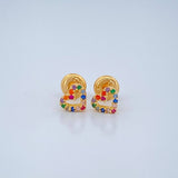 Topos Silueta Corazon 0.8gr / 6.55mm Oro Amarillo 18K &