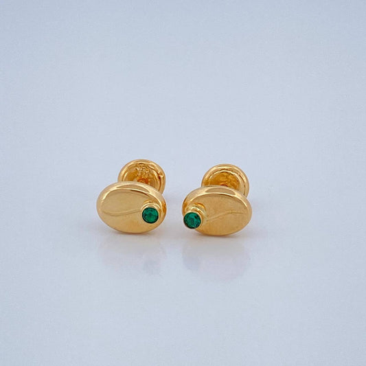 Topos Grano Café 0.75gr / 5.93mm Oro Amarillo 18K &