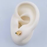 Topos Grano Café 0.75gr / 5.93mm Oro Amarillo 18K &