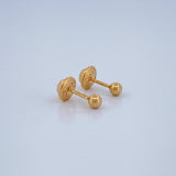 Topos Bola Lisa 0.4gr / 3mm Oro Amarillo 18K %