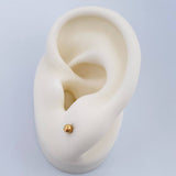 Topos Bola Lisa 0.4gr / 3mm Oro Amarillo 18K %