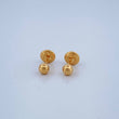 Bead Stud Earrings 0.5gr / 5mm Yellow Gold 18K &