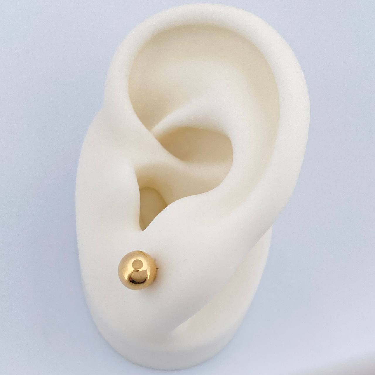 Topos Bola Lisa 0.6gr / 6mm Oro Amarillo 18K %