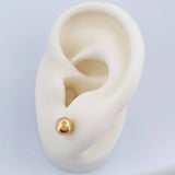 Topos Bola Lisa 0.6gr / 6mm Oro Amarillo 18K %