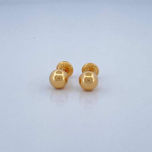 Topos Bola 0.65gr / 6mm Oro Amarillo 18K %