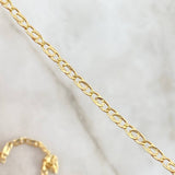 Cadena Lumachina 4.45gr / 23 1/2 in / 2.5mm Oro Amarillo +3 18K *