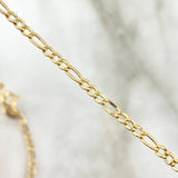 Figaro Chain 3.7gr / 27 1/2 in / 18K Gold +1 ©