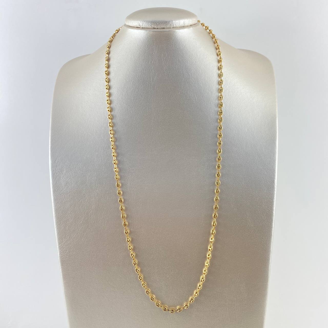 Cadena GC 9.55gr / 45cm /17 3/4 in Lisa Oro Amarillo 18K ©