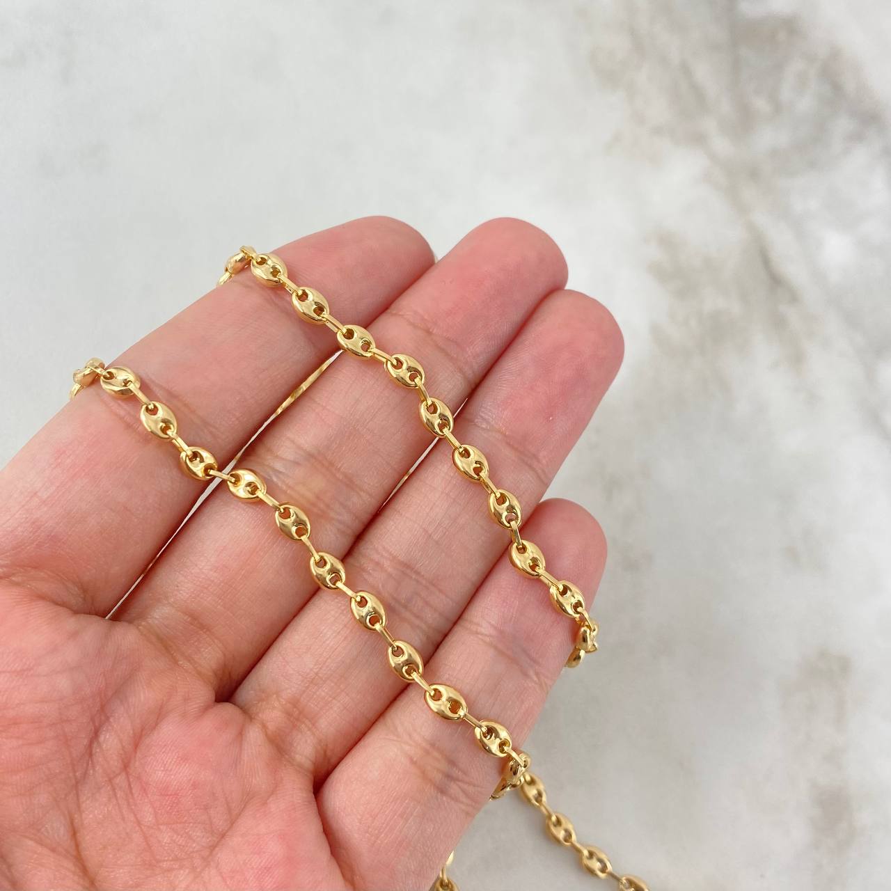 Cadena GC 10gr / 65cm / 4.4mm Lisa Oro Amarillo 18K