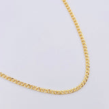 Cadena Mini Cubana 3.1gr / 17 3/4 in / 2.3mm Oro Amarillo +1 18K *