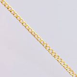 Cadena Mini Cubana 3.1gr / 17 3/4 in / 2.3mm Oro Amarillo +1 18K *
