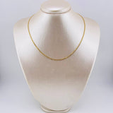 Cadena Cubana 1.95g / 16 in / 2.3mm Oro Amarillo 18K