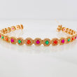 Pulso Tennis Halo 13.85g / 7 3/4 in / 6.14mm Oro Rosa 18K
