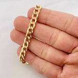 Pulso Cubano 7.05g / 7 3/4 in / 6.46mm Oro Amarillo 18K