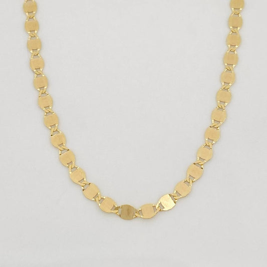 Cadena Escalera Plana 2.3g / 18 in / 2.15mm Oro Amarillo 18K