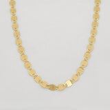 Cadena Escalera Plana 2.3g / 18 in / 2.15mm Oro Amarillo 18K
