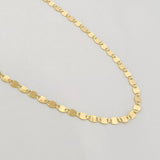 Cadena Escalera Plana 2.3g / 18 in / 2.15mm Oro Amarillo 18K