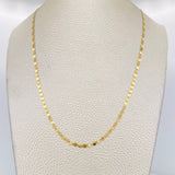 Cadena Escalera Plana 2.3g / 18 in / 2.15mm Oro Amarillo 18K