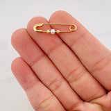 Dije Gancho Nodriza 0.75g / 3/4 in Oro Amarillo 18K