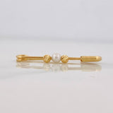Dije Gancho Nodriza 0.75g / 3/4 in Oro Amarillo 18K
