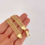 Pulso Chino 20g / 8 1/4 in / 11.2mm Tres Oros 18K