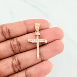 Pendant Nail Cross 2.25 g / 1 1/4 in 18K Yellow Gold