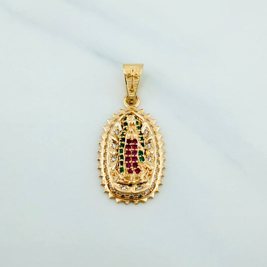 Dije Virgen Guadalupe 3.3 g / 1 1/4 in Oro Amarillo 18K