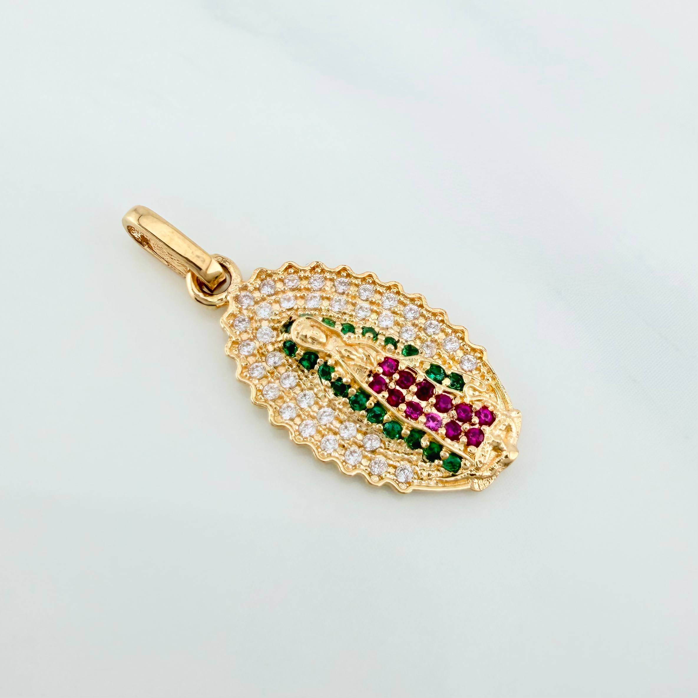 Dije Virgen Guadalupe 1.9 g / 1 in Oro Amarillo 18K