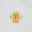 Herraje Virgen Guadalupe 1.25 g / 1/2 in Oro Amarillo 18K
