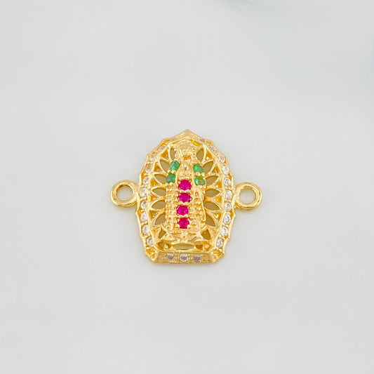 Charm Virgin Guadalupe 1.25 g / 1/2 in Yellow Gold 18K