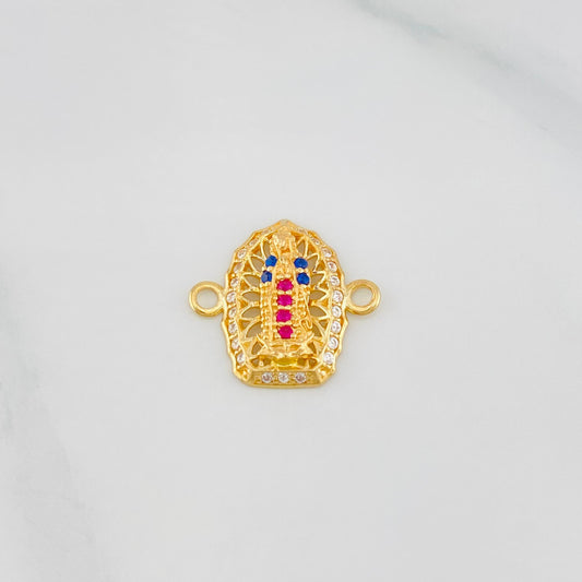 Charm Virgin Guadalupe 1.2 g / 1/2 in Yellow Gold 18K