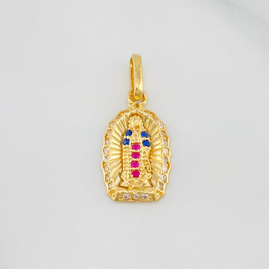 Dije Virgen Guadalupe 1.25 g / 3/4 in Oro Amarillo 18K
