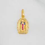 Dije Virgen Guadalupe 1.3 g / 3/4 in Oro Amarillo 18K