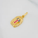 Dije Virgen Guadalupe 1.3 g / 3/4 in Oro Amarillo 18K