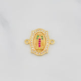 Charm Virgin of Guadalupe 1.95 g / 1/2 in 18K Yellow Gold
