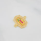 Charm Virgin of Guadalupe 1.95 g / 1/2 in 18K Yellow Gold