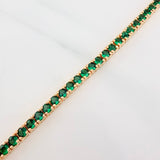 Tennis Bracelet 12.15 g / 7 1/2 in / 3 mm Yellow Gold 18K