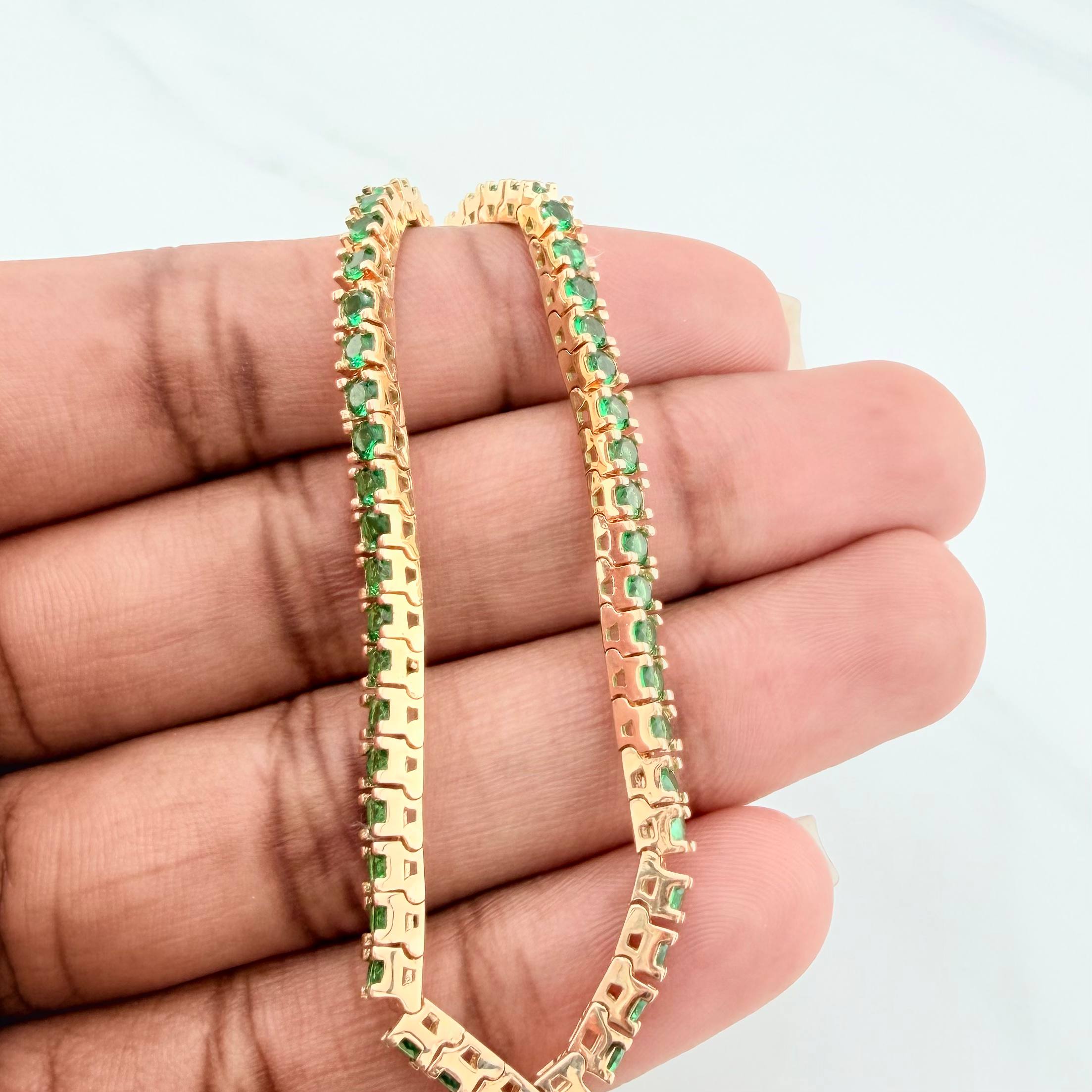 Tennis Bracelet 12.15 g / 7 1/2 in / 3 mm Yellow Gold 18K