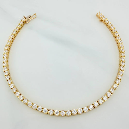Tennis Bracelet 11.2 g / 7 1/2 in / 2.94 mm 18K Yellow Gold