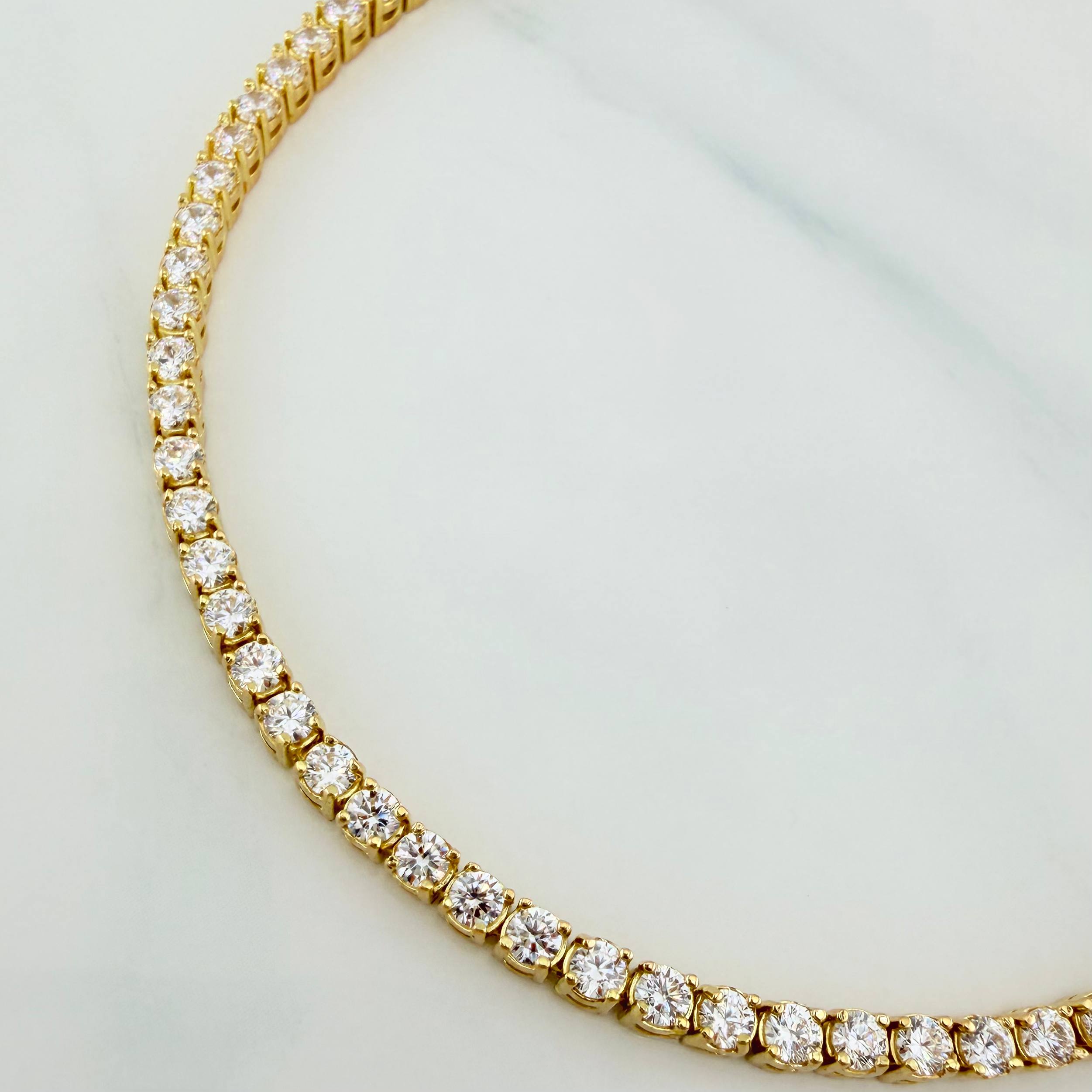 Tennis Bracelet 11.2 g / 7 1/2 in / 2.94 mm 18K Yellow Gold