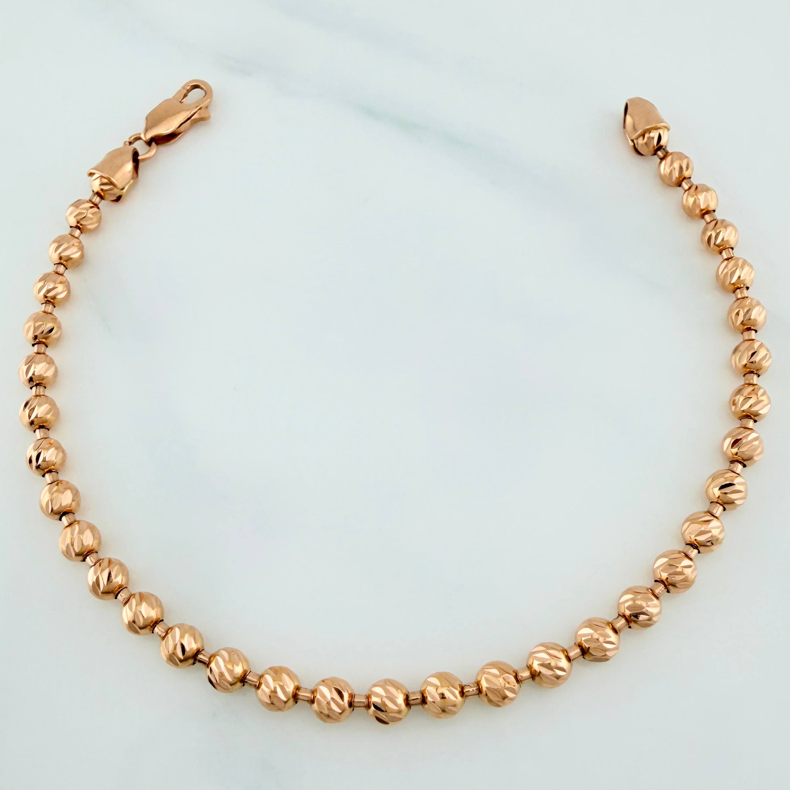Military Bracelet 9 g / 7 1/2 in / 4 mm Rose Gold 18K