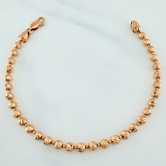 Military Bracelet 9 g / 7 1/2 in / 4 mm Rose Gold 18K