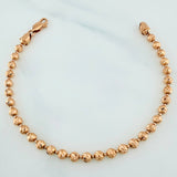 Military Bracelet 9 g / 7 1/2 in / 4 mm Rose Gold 18K