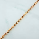 Military Bracelet 9 g / 7 1/2 in / 4 mm Rose Gold 18K