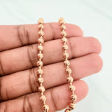 Military Bracelet 9 g / 7 1/2 in / 4 mm Rose Gold 18K