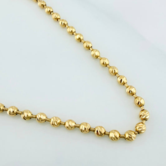 Cadena Militar 19.5 g / 24 1/2 in / 3.14 mm Oro Amarillo 18K