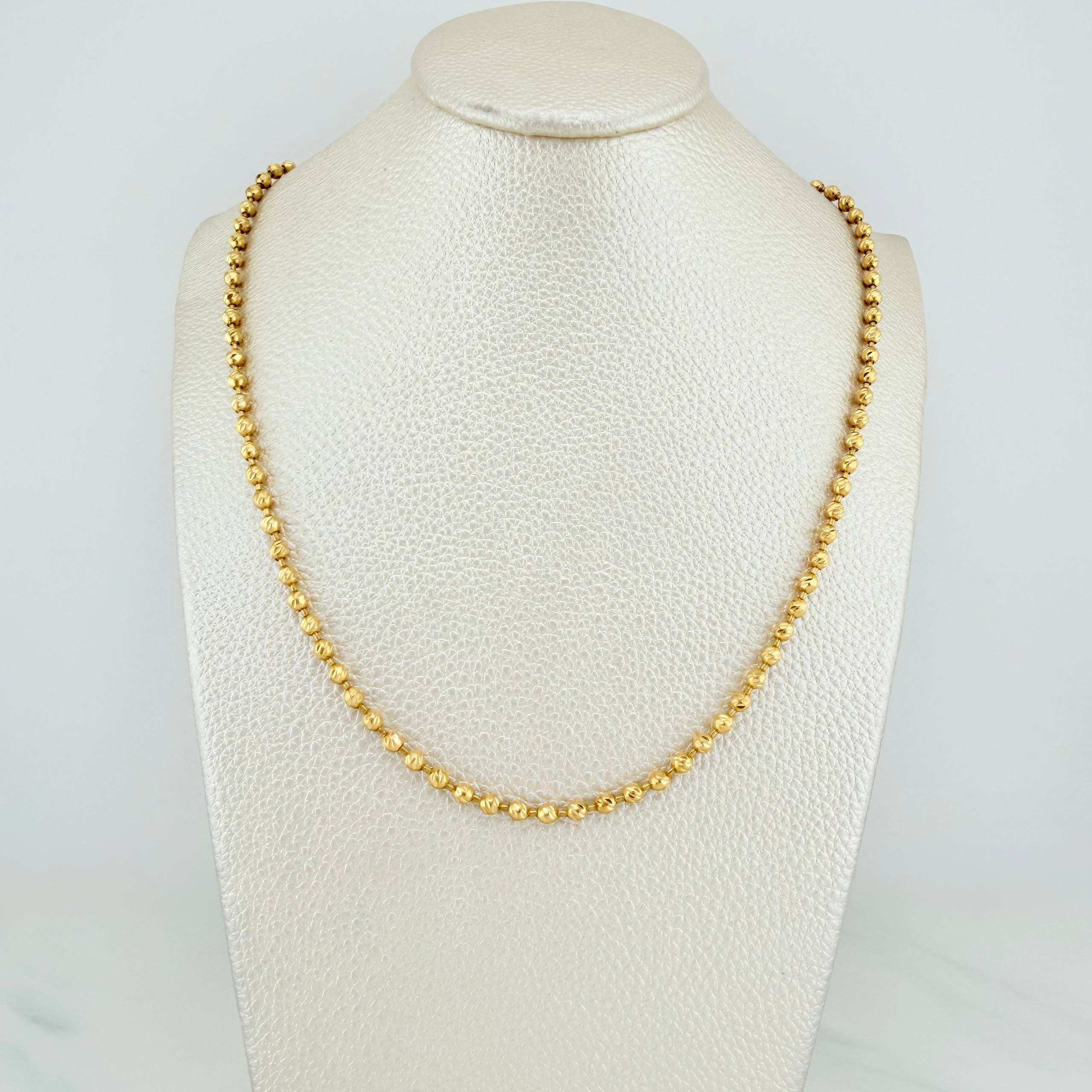 Military Chain 19.5 g / 24 1/2 in / 3.14 mm 18K Yellow Gold
