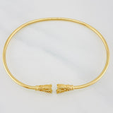 Pulso Aro Mariposa Diamantada 3.55 g / 7 1/4 in / 1.8 mm Oro Amarillo 18K