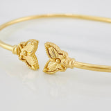 Pulso Aro Mariposa Diamantada 3.55 g / 7 1/4 in / 1.8 mm Oro Amarillo 18K